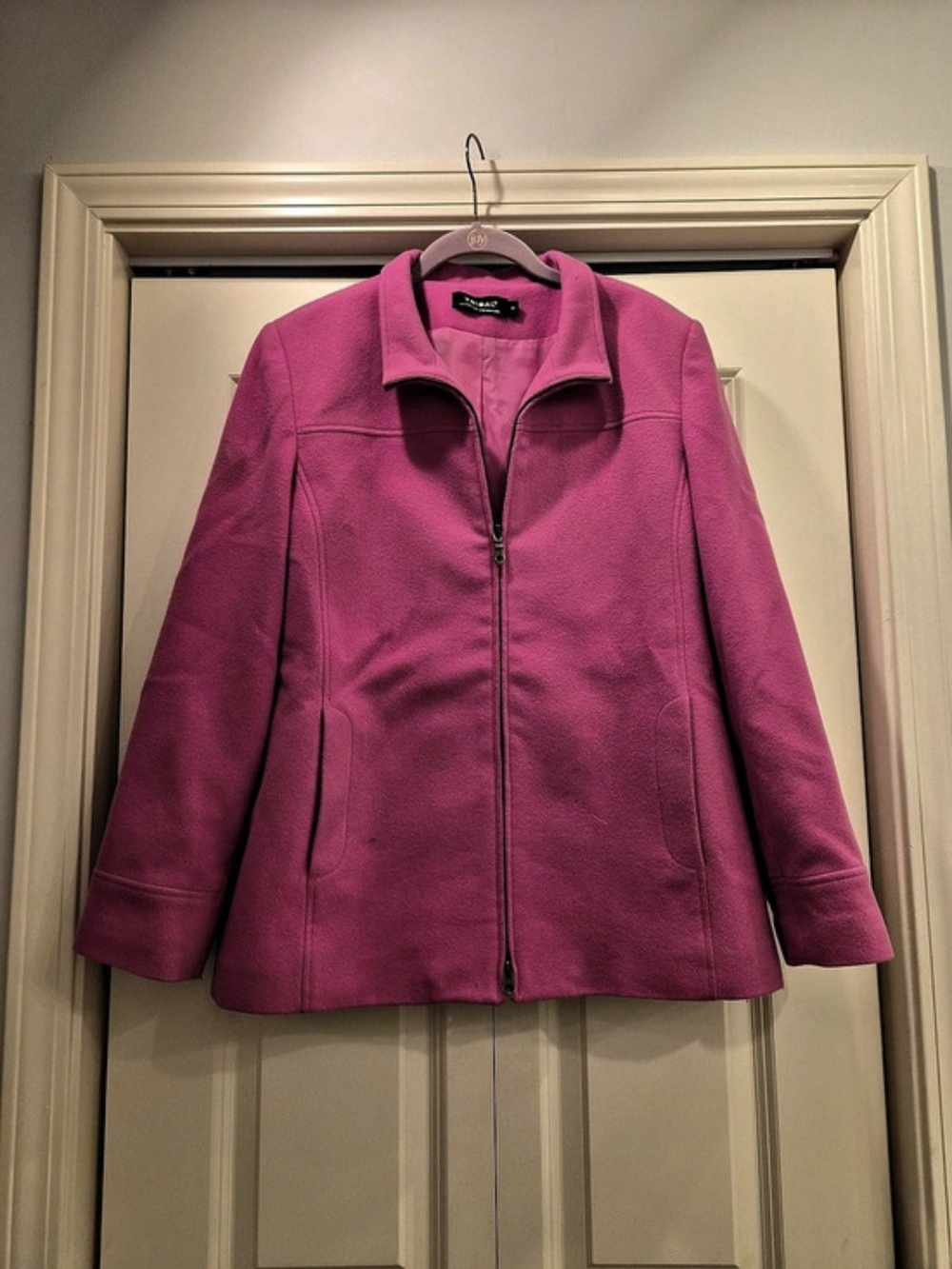 Tribal Wool/Cashmere Jacket Women's Pink Size 10